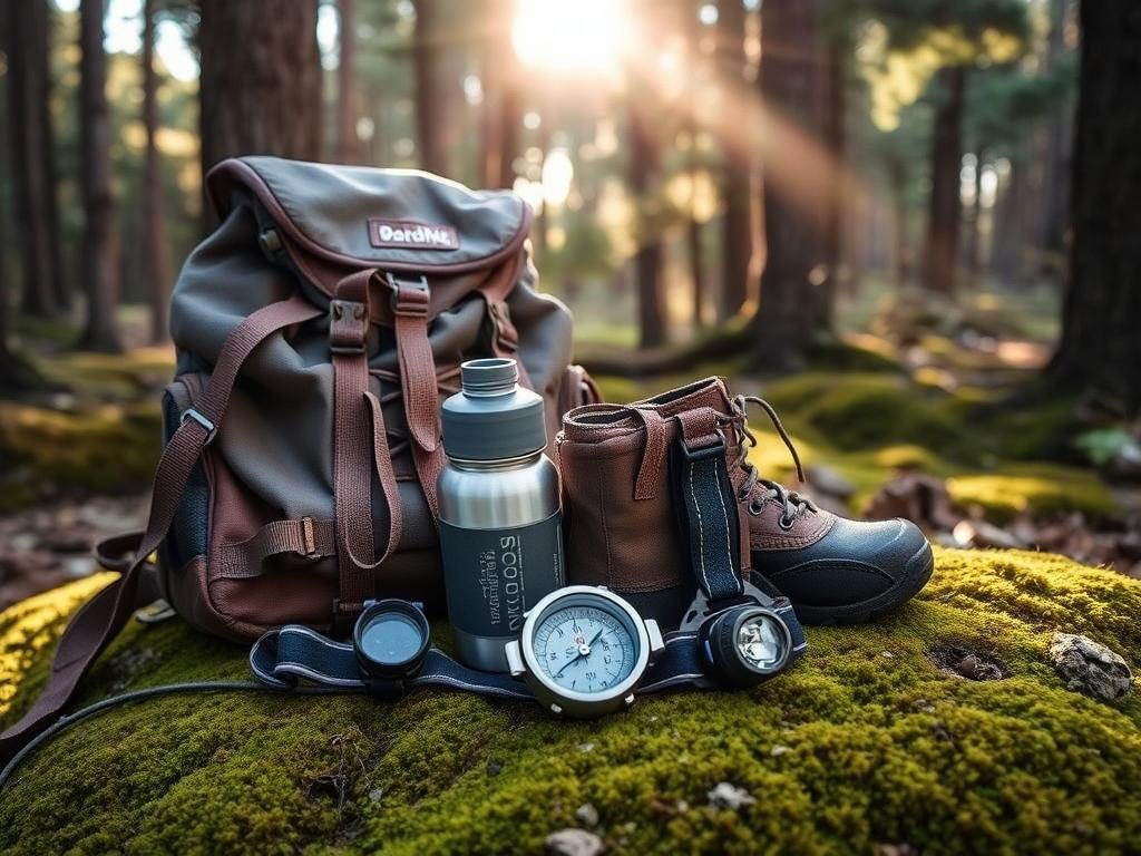 A rugged backpack, weathered hiking boots, and a reliable compass sit atop a mossy forest floor. Sunlight filters through the canopy, casting a warm glow on the essential gear for an Arizona sunrise hike. A sturdy water bottle, a first-aid kit, and a high-performance headlamp complete the carefully curated collection, ready to embark on an adventure through the breathtaking landscapes of the Southwest. The scene exudes a sense of preparedness and anticipation, capturing the spirit of the "Preparing for Your Arizona Sunrise Adventure" section. A rugged backpack, weathered hiking boots, and a reliable compass sit atop a mossy forest floor. Sunlight filters through the canopy, casting a warm glow on the essential gear for an Arizona sunrise hike. A sturdy water bottle, a first-aid kit, and a high-performance headlamp complete the carefully curated collection, ready to embark on an adventure through the breathtaking landscapes of the Southwest. The scene exudes a sense of preparedness and anticipation, capturing the spirit of the "Preparing for Your Arizona Sunrise Adventure" section.