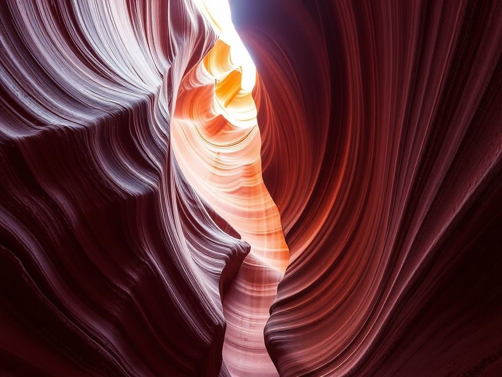 Zebra Slot Canyon, a geological wonder nestled in the heart of Utah's breathtaking landscape. Capture the stunning striped formations carved by time and erosion, with vibrant hues of orange, red, and white. Explore the narrow passageways, illuminated by soft, diffused natural light filtering through the towering walls. Angle your camera to accentuate the mesmerizing patterns, playing with the interplay of shadow and light. Convey the serene, otherworldly atmosphere of this photographer's paradise, where the earth's ancient secrets are laid bare for all to witness. Zebra Slot Canyon, a geological wonder nestled in the heart of Utah's breathtaking landscape. Capture the stunning striped formations carved by time and erosion, with vibrant hues of orange, red, and white. Explore the narrow passageways, illuminated by soft, diffused natural light filtering through the towering walls. Angle your camera to accentuate the mesmerizing patterns, playing with the interplay of shadow and light. Convey the serene, otherworldly atmosphere of this photographer's paradise, where the earth's ancient secrets are laid bare for all to witness.